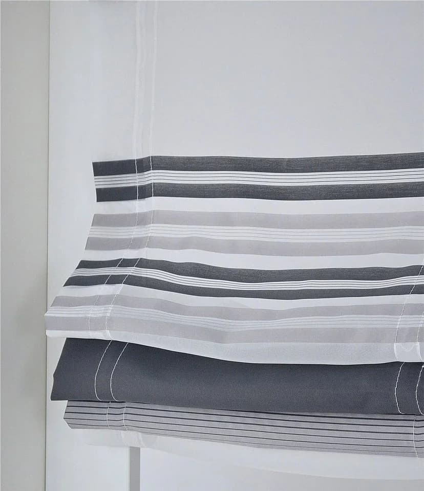 KUTTI Raffrollo Jamaica Grau Halbtransparent Polyester - Bild 5