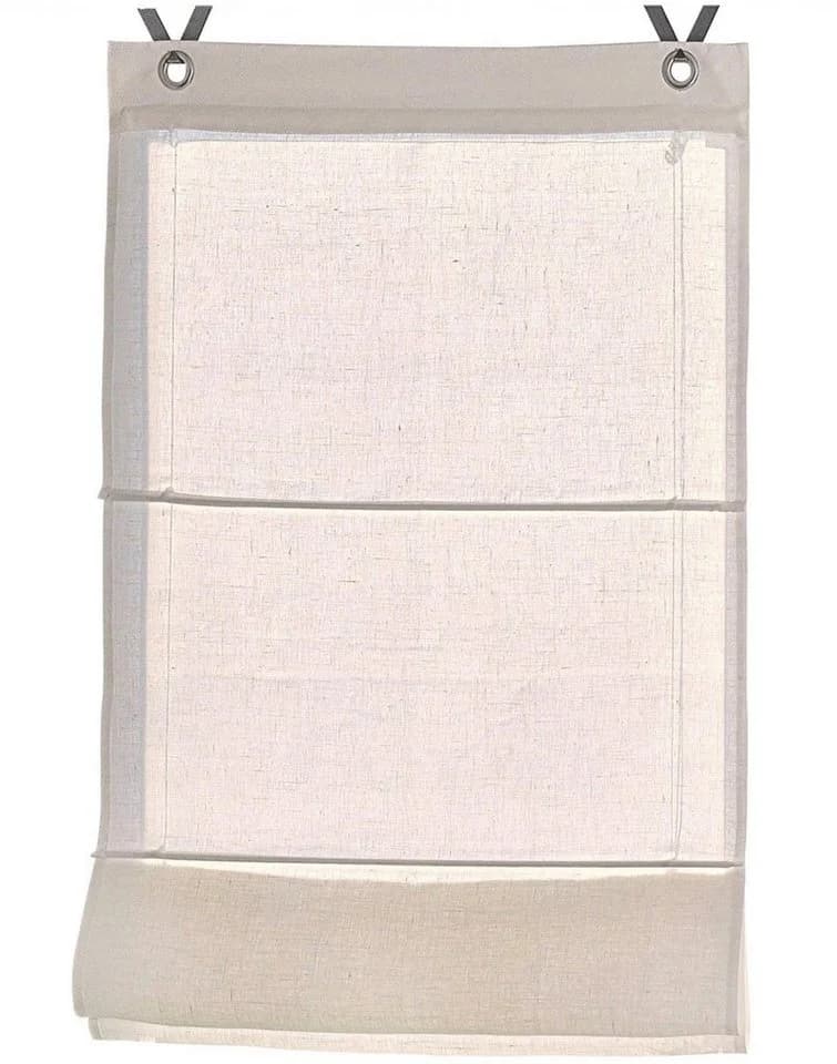 HEINE HOME Raffrollo KUTTI Metis Creme 100% Leinen Blickdicht - Bild 2