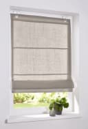 KUTTI Raffrollo Metis 100% Leinen Beige Blickdicht Bild 1