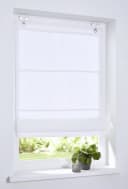 HEINE HOME Raffrollo Metis Weiß 100% Leinen Blickdicht Bild 1