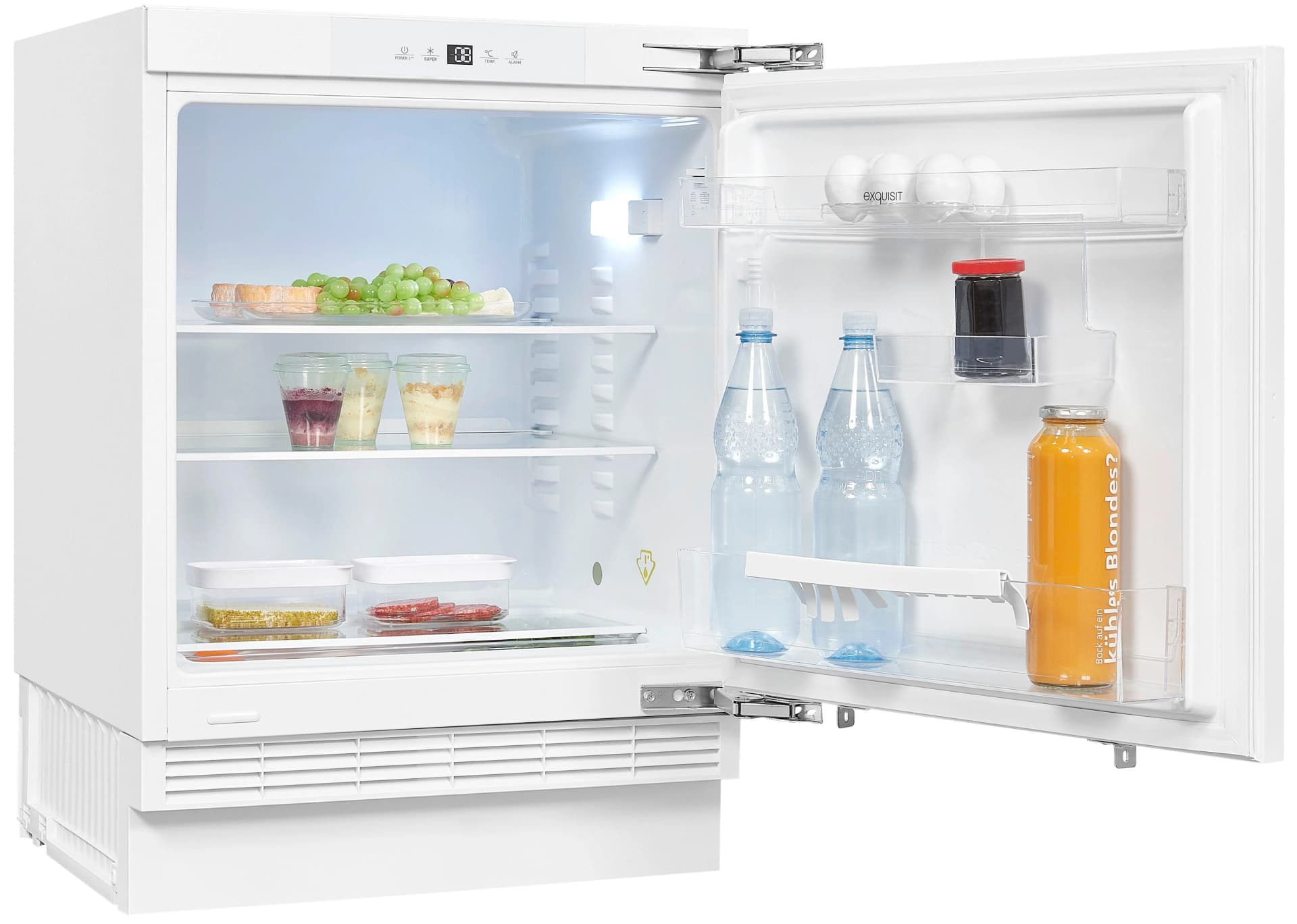 Exquisit Einbaukühlschrank UKS140-V-FE-010E Weiß Abtauautomatik