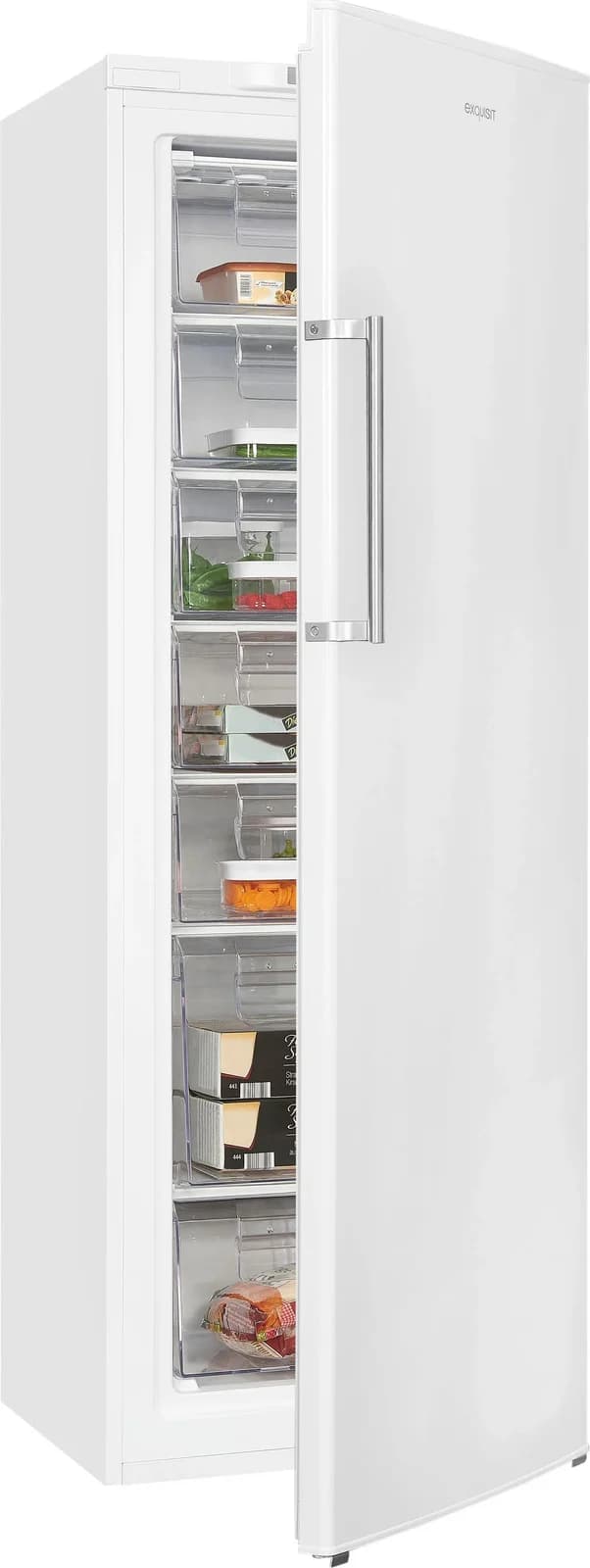 Moderner Gefrierschrank in Weiß