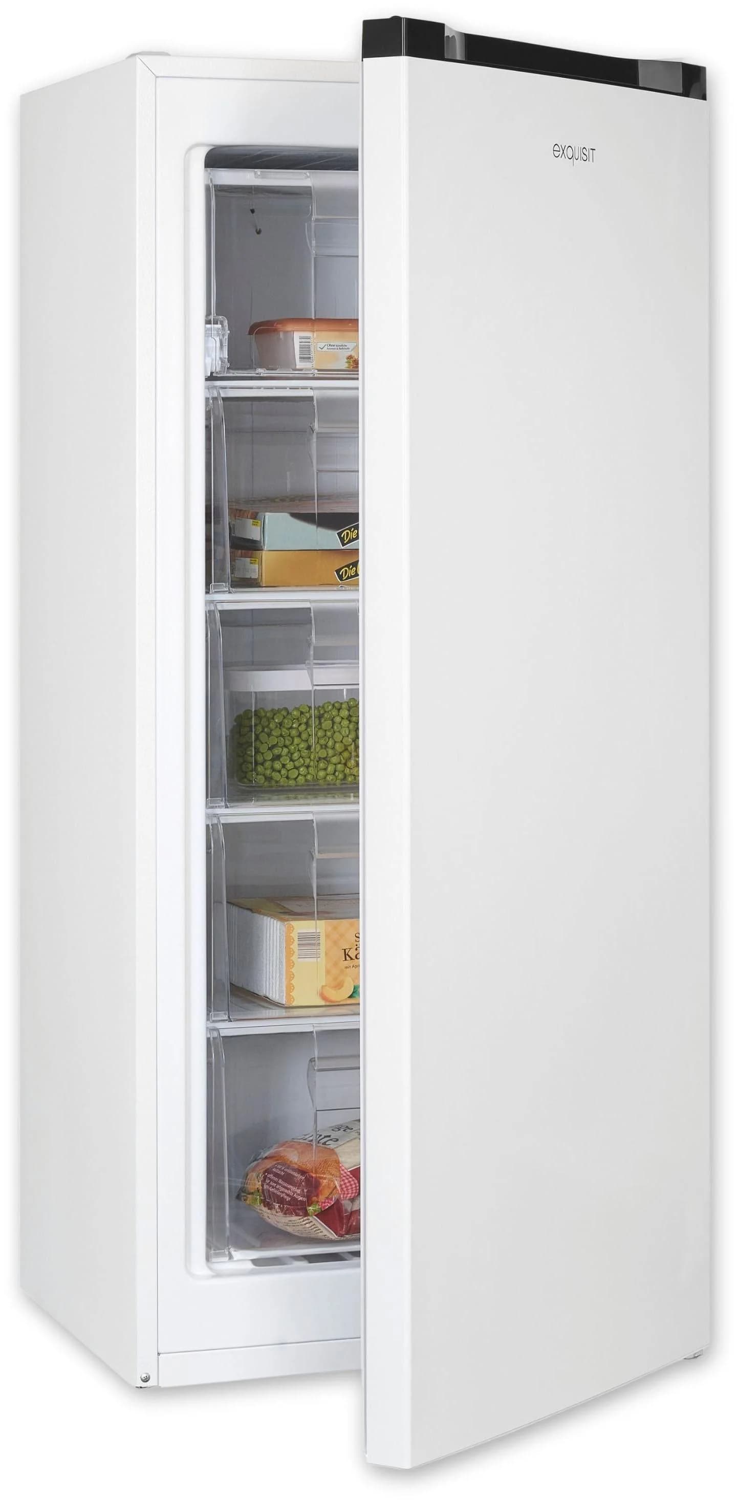 EXQUISIT Gefrierschrank GS145-051D weiss 4-Sterne 145 Liter