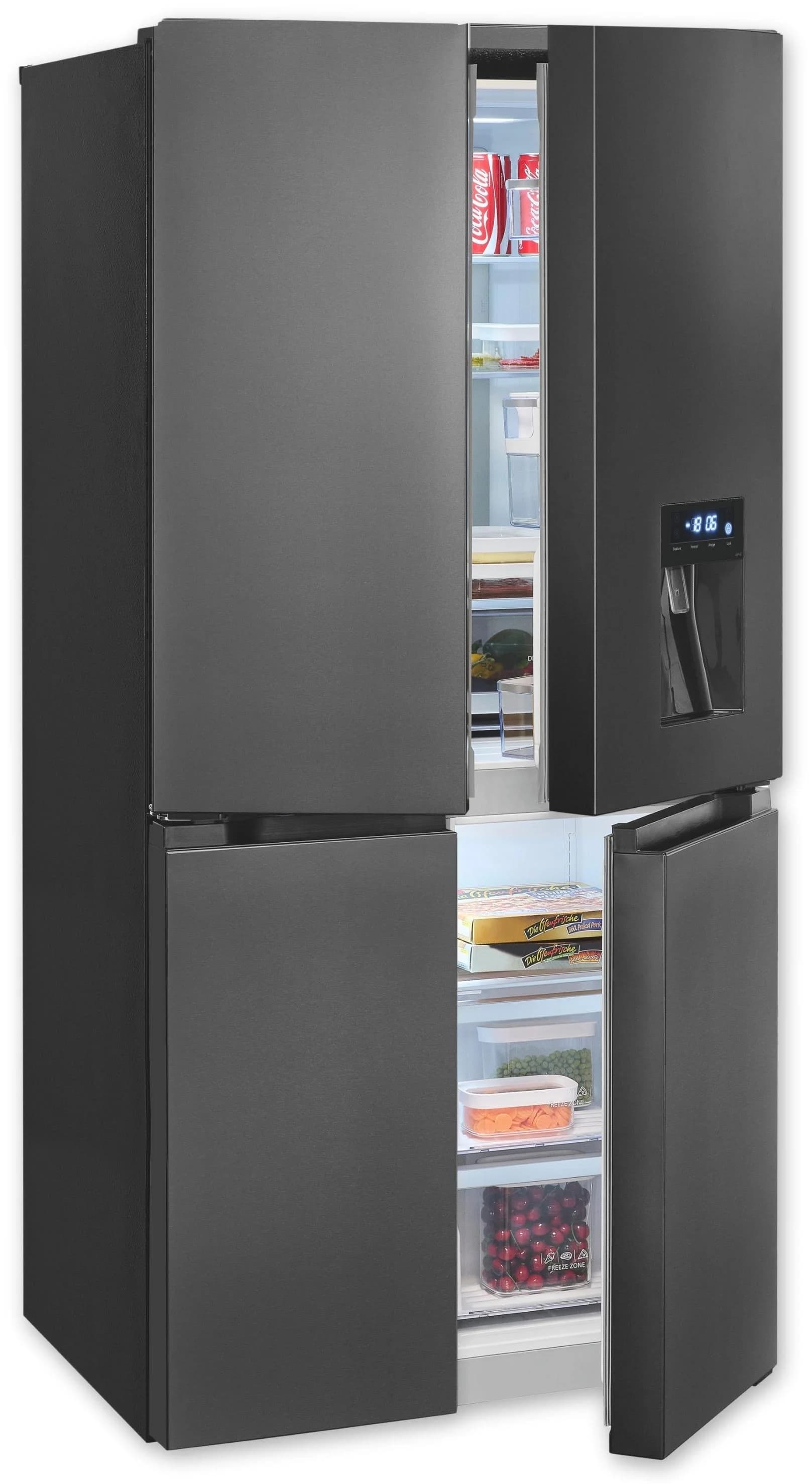 EXQUISIT Multi Door Kühlschrank MD430-100-WS-202E inoxlook-az