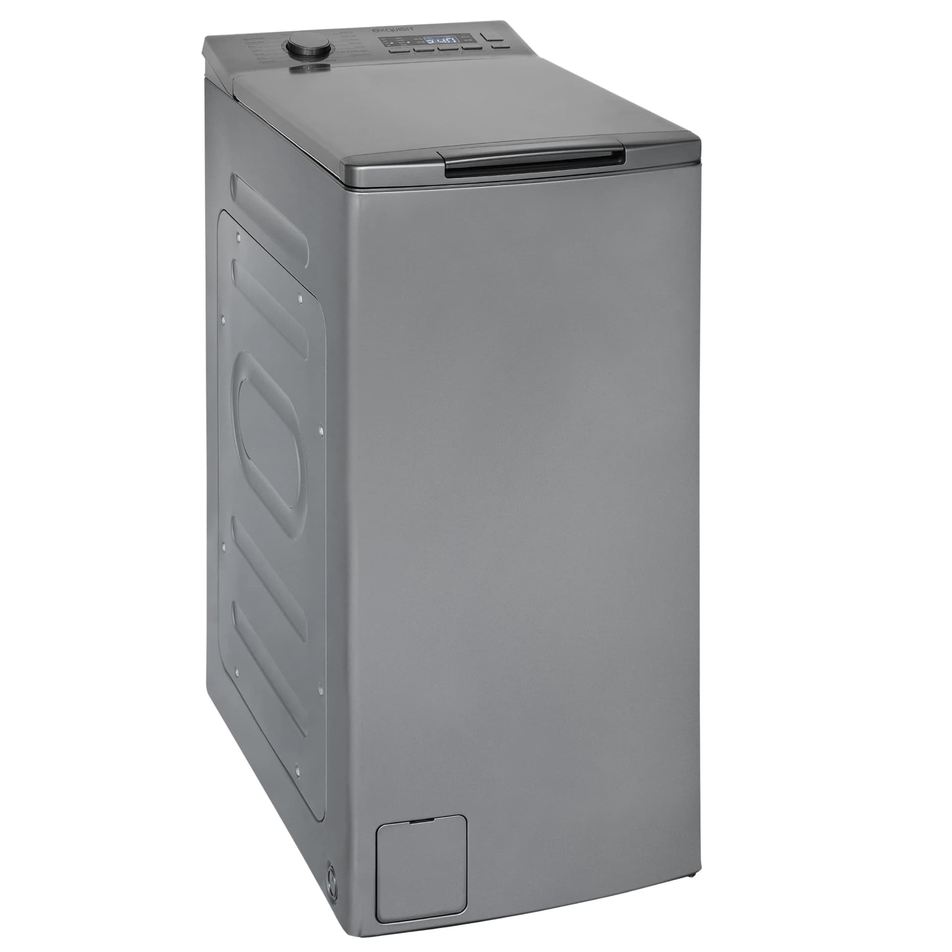 EXQUISIT Waschmaschine 7,5 kg Silber 15 Programme
