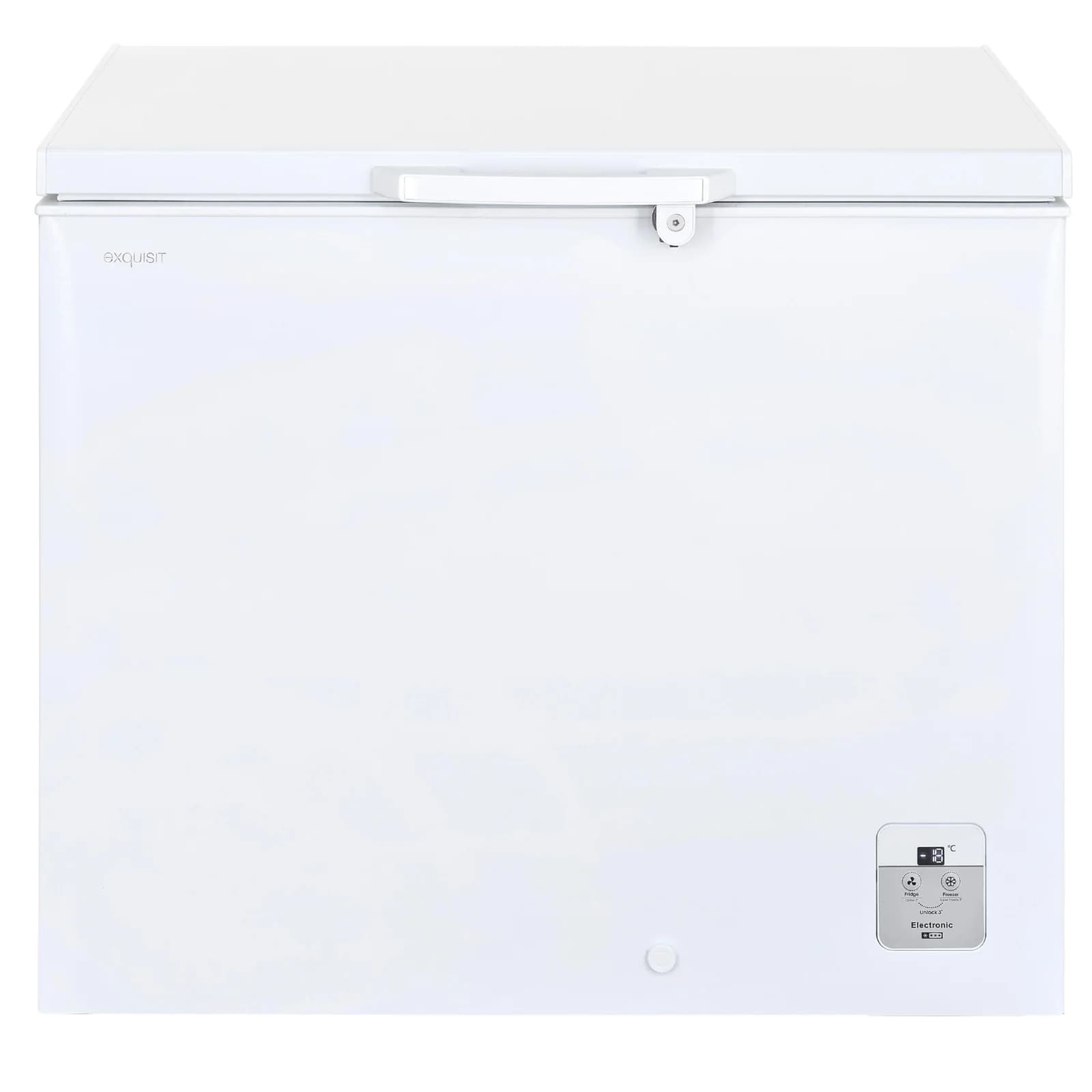 EXQUISIT Gefriertruhe GT220-HE-010A weiss 217l