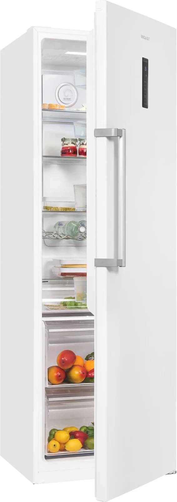EXQUISIT Kühlschrank KS360-V-HE-040C Weiß No-Frost
