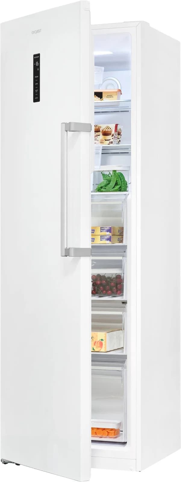 EXQUISIT Gefrierschrank GS295-NF-H-040C Weiß NoFrost
