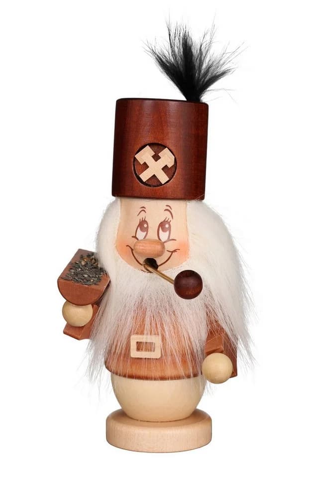 Christian Ulbricht Räuchermann Wichtel Bergmann Holz Räuchermännchen
