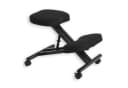 IDIMEX Arbeitshocker ROBERT Kniestuhl Schwarz Stoff Ergonomisch Bild 4