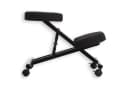 IDIMEX Arbeitshocker ROBERT Kniestuhl Schwarz Stoff Ergonomisch Bild 5