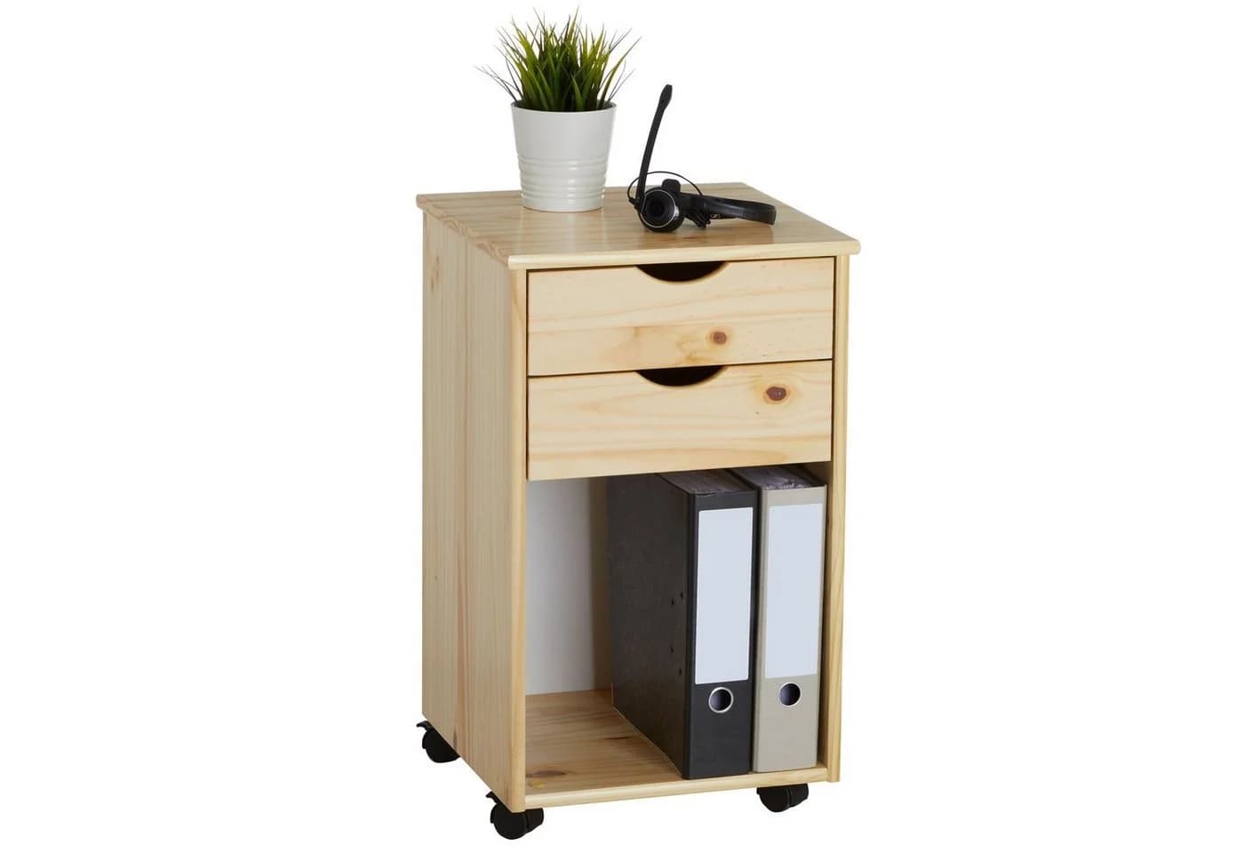 IDIMEX Rollcontainer KANO Kiefer massiv natur 2 Schubladen - Bild 2