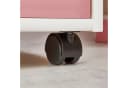 IDIMEX Rollcontainer LAGOS Massivholz 5 Schubladen Weiß/Rosa Bild 5