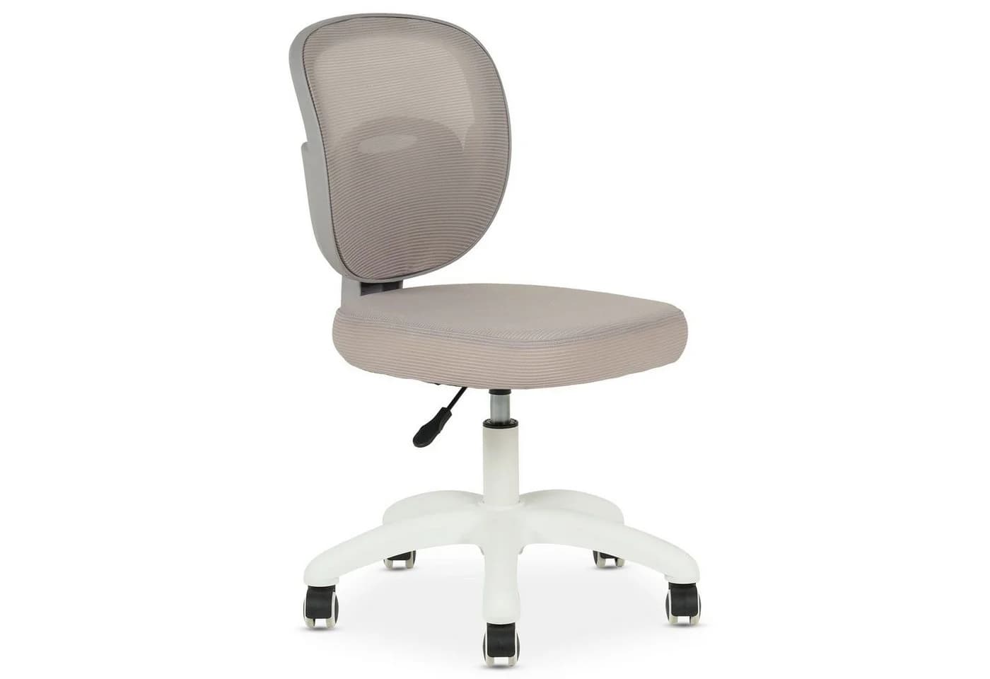 IDIMEX Drehstuhl MAYLA Kinderzimmer Schreibtischstuhl ergonomisch mit Rollen grau
