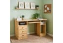 IDIMEX Schreibtisch BOB PC-Schreibtisch Kiefer massiv 3 Schubladen Bild 1