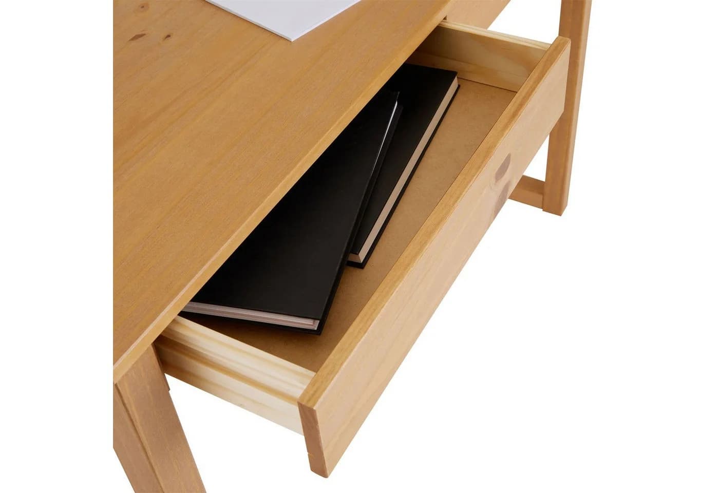 IDIMEX Schreibtisch NOAH mit 2 Schubladen aus massivem Kiefernholz - Bild 5
