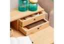 IDIMEX Schreibtisch MILANO Braun Massivholz mit 4 Schubladen Bild 5
