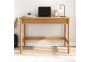 IDIMEX Schreibtisch RODRIGO 110 cm Massivholz 2 Schubladen Rattanoptik Bild 2
