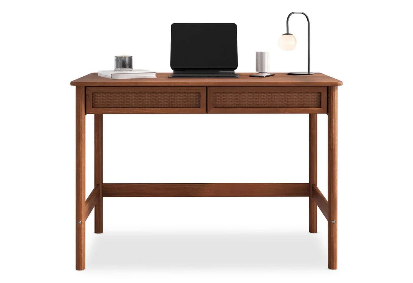 IDIMEX Schreibtisch RODRIGO 110 cm Massivholz Kastanie - Bild 4