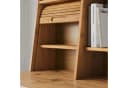 IDIMEX Schreibtisch ALISA Massivholz Eiche 2 Schubladen Rollladen Bild 4