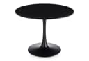 IDIMEX Esstisch LOIRE Rund 100 cm Tulpenfuß MDF Schwarz Bild 1