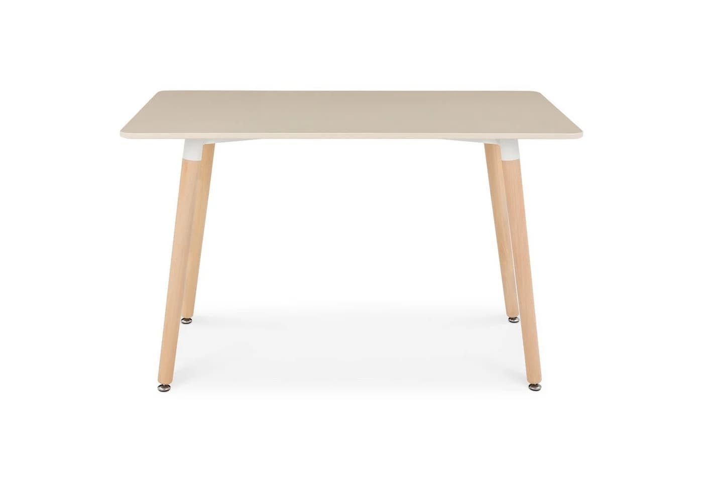 IDIMEX Esstisch SHANNON 120x70 cm Cremeweiß Buchenholzbeine - Bild 4