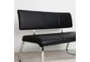 IDIMEX Essbank VILAS 3 Personen Kunstleder Schwarz Bild 4