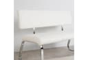 IDIMEX Essbank VILAS mit Rückenlehne, Kunstleder weiß, 3-Sitzer Bild 4