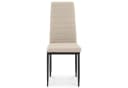 IDIMEX Esszimmerstuhl NATHALIE 4er Set Beige Schwarz Metall Bild 5