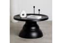IDIMEX Couchtisch LORIS Beistelltisch Rund Metall Pulverbeschichtet Modern Schwarz Bild 1
