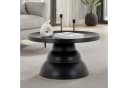 IDIMEX Couchtisch LORIS Beistelltisch Rund Metall Pulverbeschichtet Modern Schwarz Bild 2