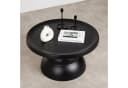 IDIMEX Couchtisch LORIS Beistelltisch Rund Metall Pulverbeschichtet Modern Schwarz Bild 3