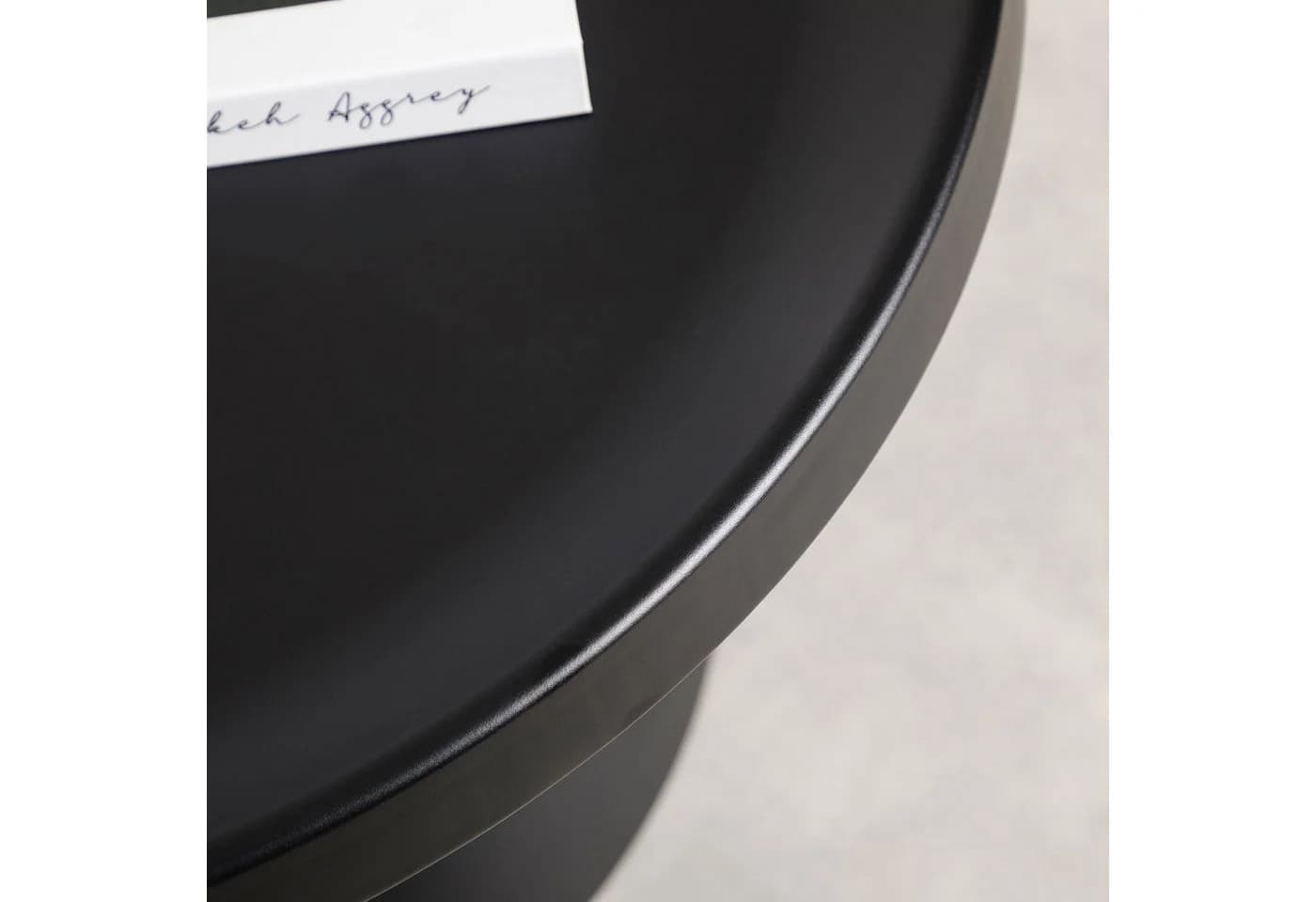 IDIMEX Couchtisch LORIS Beistelltisch Rund Metall Pulverbeschichtet Modern Schwarz - Bild 5