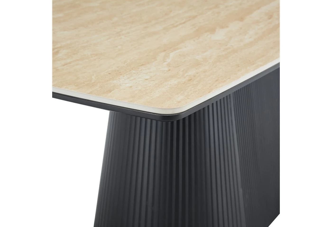 IDIMEX Esstisch GRANO Keramikplatte Beige/Schwarz Modern - Bild 5