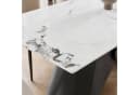 IDIMEX Esstisch LAZIO Marmor-Optik Keramik Metall Schwarz Bild 4