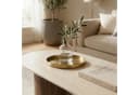 IDIMEX REALM Couchtisch Keramik Travertin Nussbaum Oval Bild 3