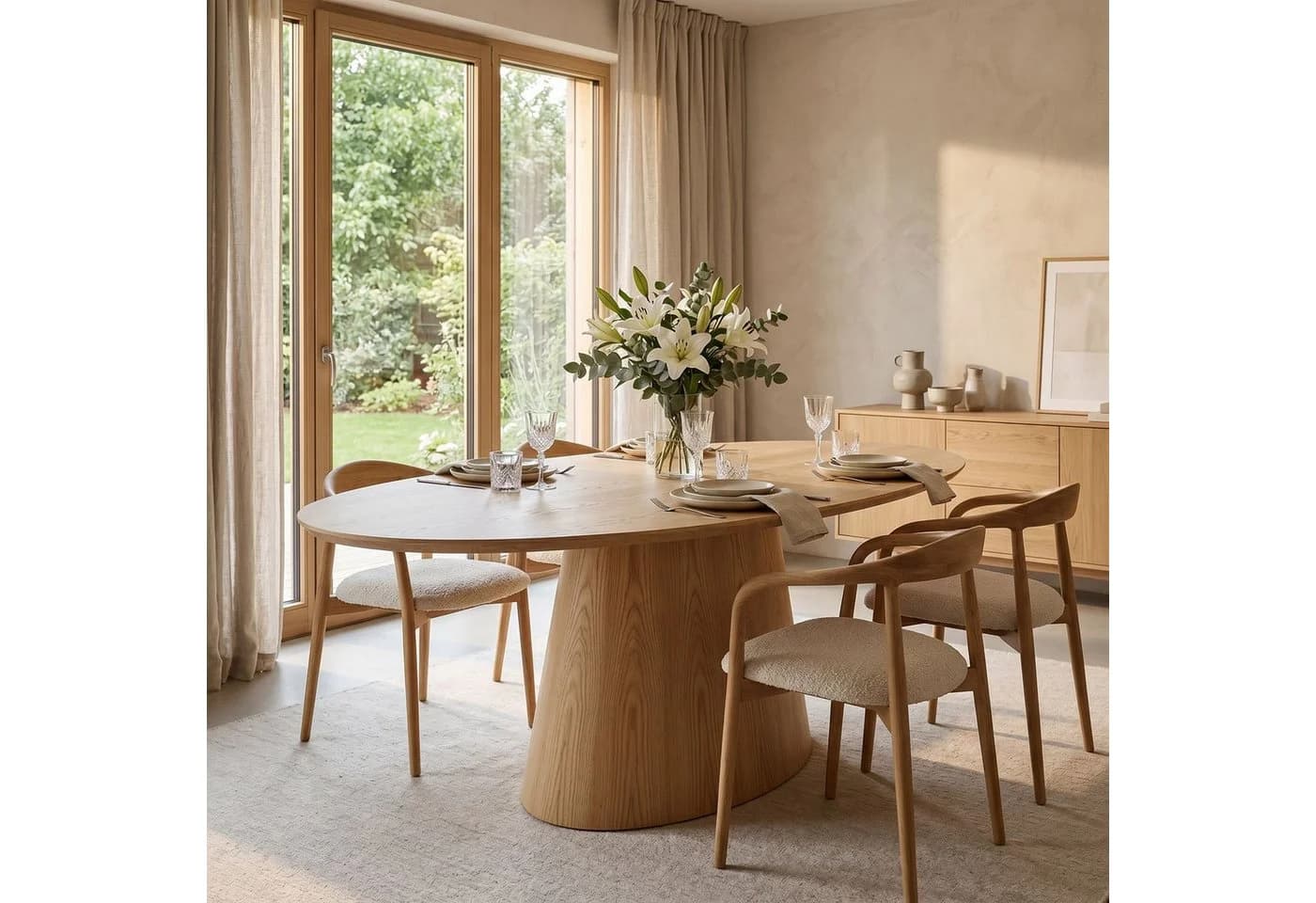 IDIMEX Esstisch AURA Oval Eichenfurnier Modern - Bild 2