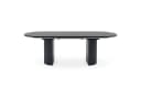 IDIMEX Esstisch EMEZA Oval Ausziehbar Schwarz MDF Bild 4