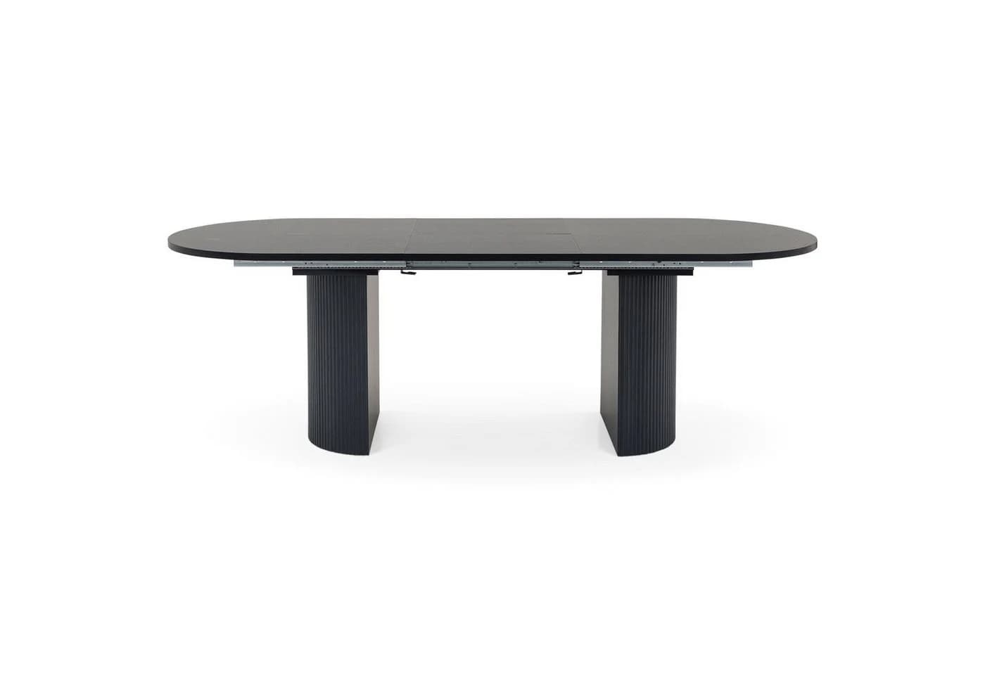 IDIMEX Esstisch EMEZA Oval Ausziehbar Schwarz MDF - Bild 4