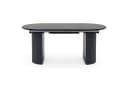 IDIMEX Esstisch EMEZA Oval Ausziehbar Schwarz MDF Bild 5