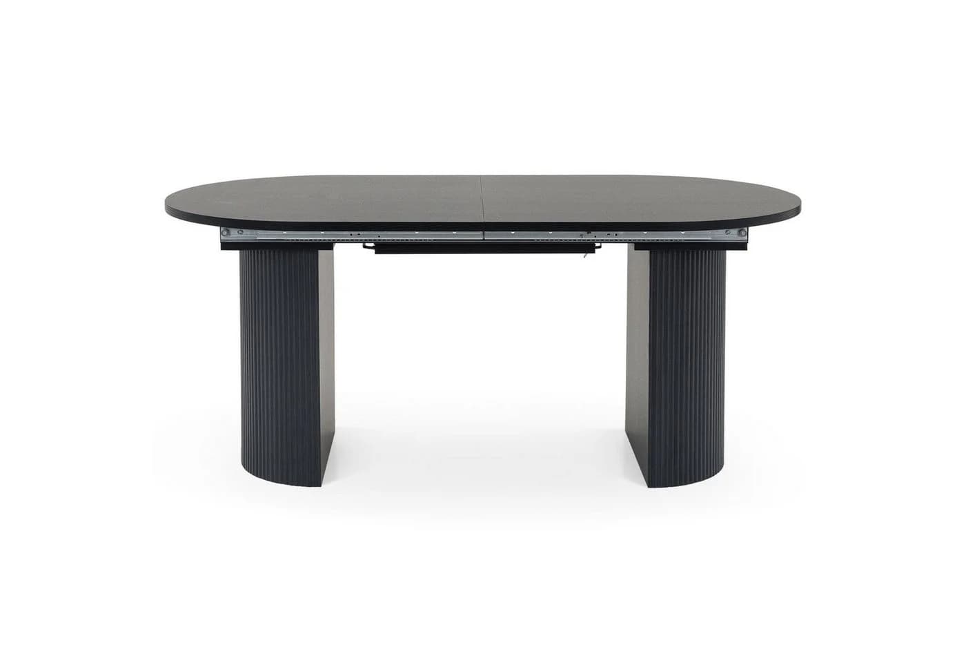 IDIMEX Esstisch EMEZA Oval Ausziehbar Schwarz MDF - Bild 5