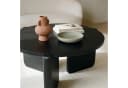 IDIMEX Couchtisch KALI Wohnzimmertisch 80 cm Schwarz Bild 1