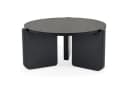 IDIMEX Couchtisch KALI Wohnzimmertisch 80 cm Schwarz Bild 4