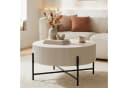 IDIMEX Couchtisch LOHA 80 cm Beige Kaschmir Bild 2