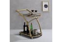 IDIMEX Servierwagen EVO Schwarz/Gold Metall Glas Bild 1