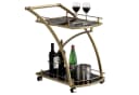 IDIMEX Servierwagen EVO Schwarz/Gold Metall Glas Bild 2
