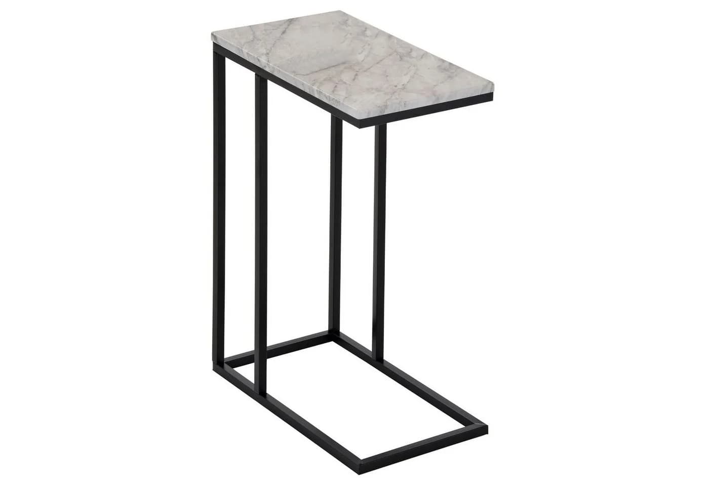 IDIMEX Beistelltisch DEBORA Retro Weiß Marmor MDF Metall - Bild 3