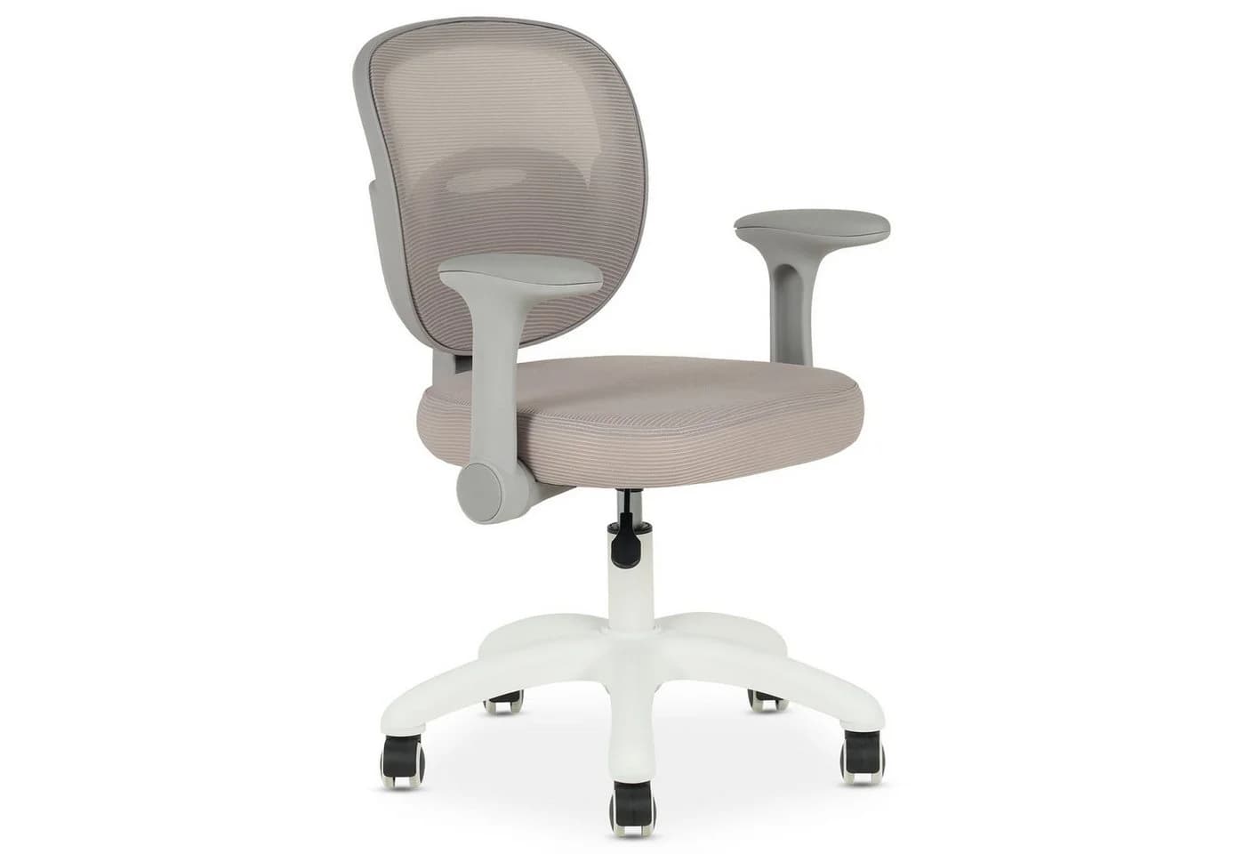 IDIMEX Drehstuhl Amelia Kinder Schreibtischstuhl Ergonomisch Grau