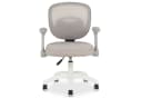 IDIMEX Drehstuhl Amelia Kinder Schreibtischstuhl Ergonomisch Grau Bild 3