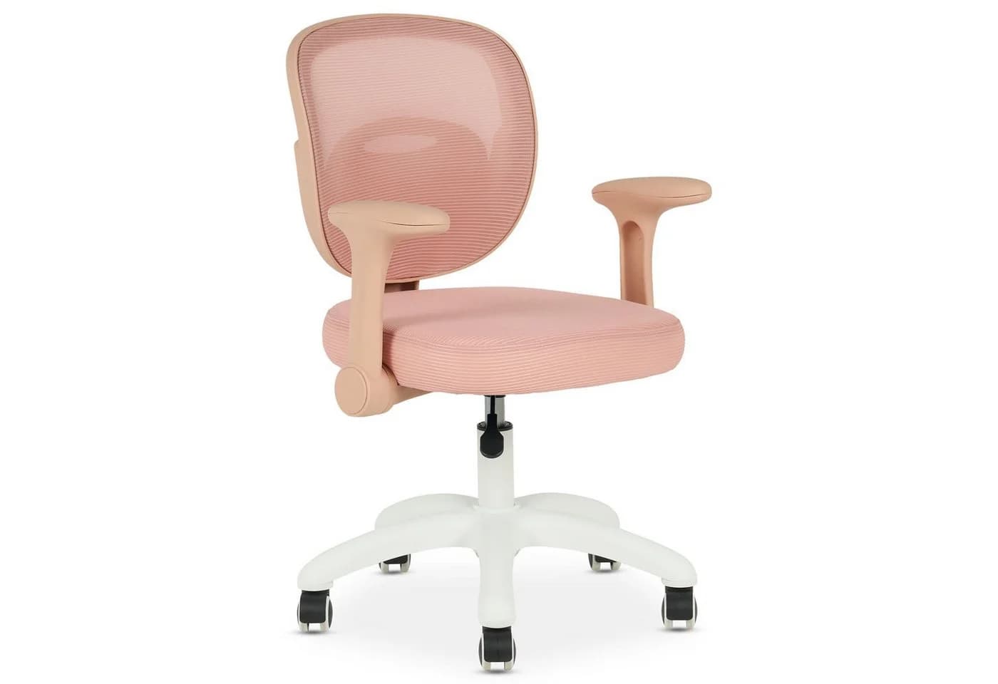 IDIMEX Drehstuhl Amelia Kinder Schreibtischstuhl Ergonomisch Höhenverstellbar Rosa